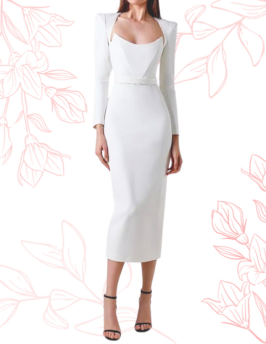 Amaryllis White Dress